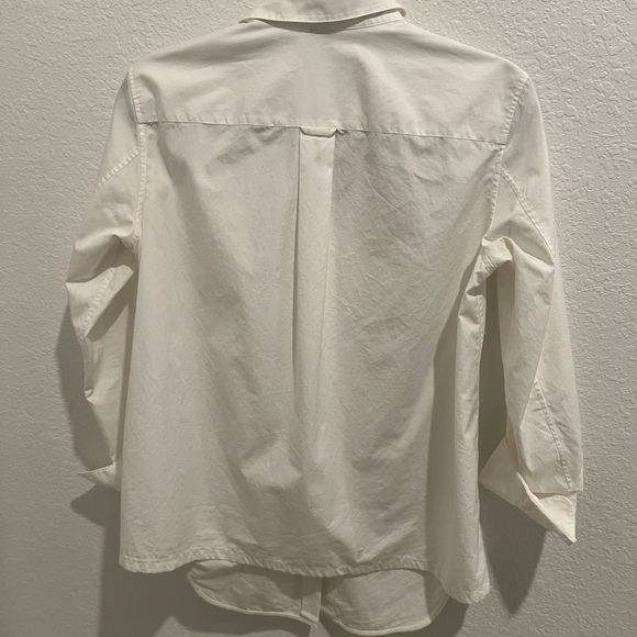 Theory Woman’s White Shirt - Picture 3 of 3